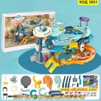 Игра за деца писта с колички на няколко нива - Космическа база - КОД 3851, снимка 12 - Коли, камиони, мотори, писти - 45144416
