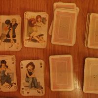 Рятки карти със голи жени .1960 .1970.година колекционерски карти, снимка 4 - Антикварни и старинни предмети - 45561731