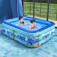 Удебелен детски надуваем басейн (001), снимка 2 - Басейни и аксесоари - 45095401