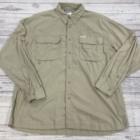 Columbia GRT Outdoor Hiking Trek Shirt / L-XL* / мъжка риза лятна с дълъг ръкав / състояние: отлично, снимка 2 - Ризи - 45278475