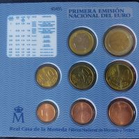 Испания 2000 – Комплектен банков евро сет от 1 цент до 2 евро – 8 монети BU, снимка 3 - Нумизматика и бонистика - 45544550