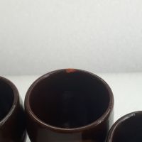 Шест малки глинени чашки, снимка 5 - Други ценни предмети - 45083616