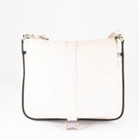 Черна стилна дамска чанта от естествена к. с капак - Elis, снимка 1 - Чанти - 45743619