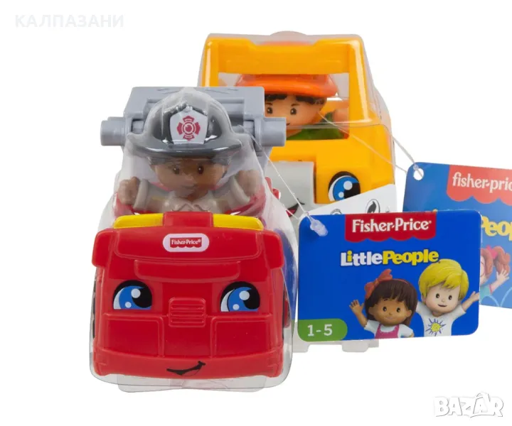 Литъл пийпъл: Малки колички, асортимент Fisher-Price® GGT33, снимка 1