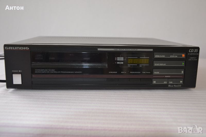 Cd player Grundig CD 35 X-version с DAC TDA1541, снимка 1