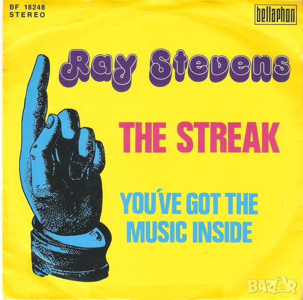 Грамофонни плочи Ray Stevens – The Streak 7" сингъл, снимка 1