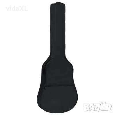 vidaXL Калъф за китара за 3/4 класическа китара черна 94x35 см плат(SKU:70156), снимка 1