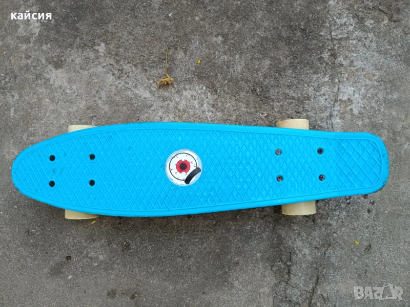 Детски Скейтборд Oxelo skate junior plastic blue, снимка 1