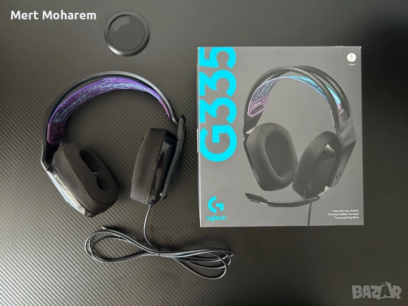 Слушалки Logitech G335 като нови, черни, снимка 1