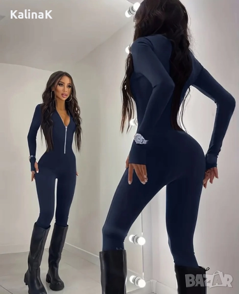 Тъмносин гащеризон по тялото, снимка 1