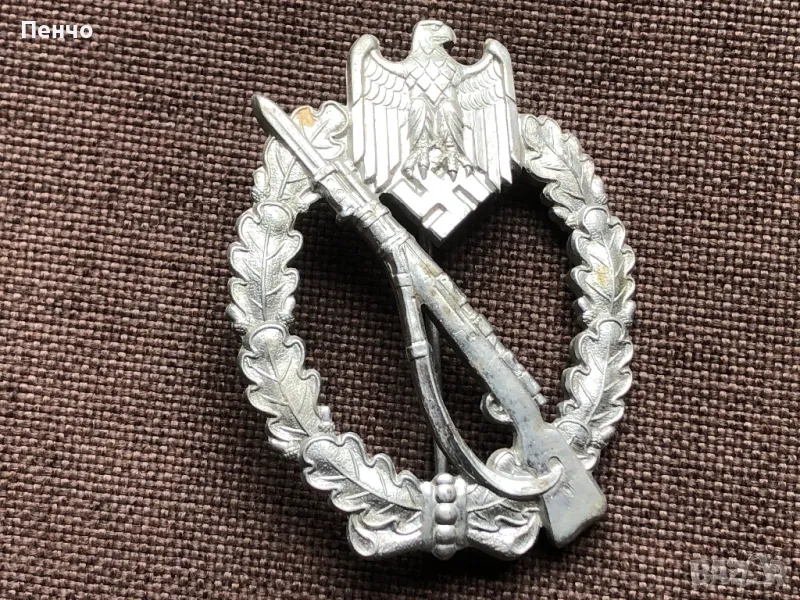 стар немски нагръден знак - WEHRMACHT - WWII - ОРИГИНАЛ, снимка 1