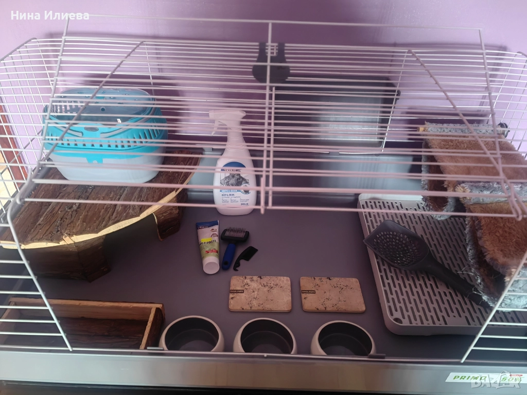 Продавам клетка с обзавеждане, снимка 1