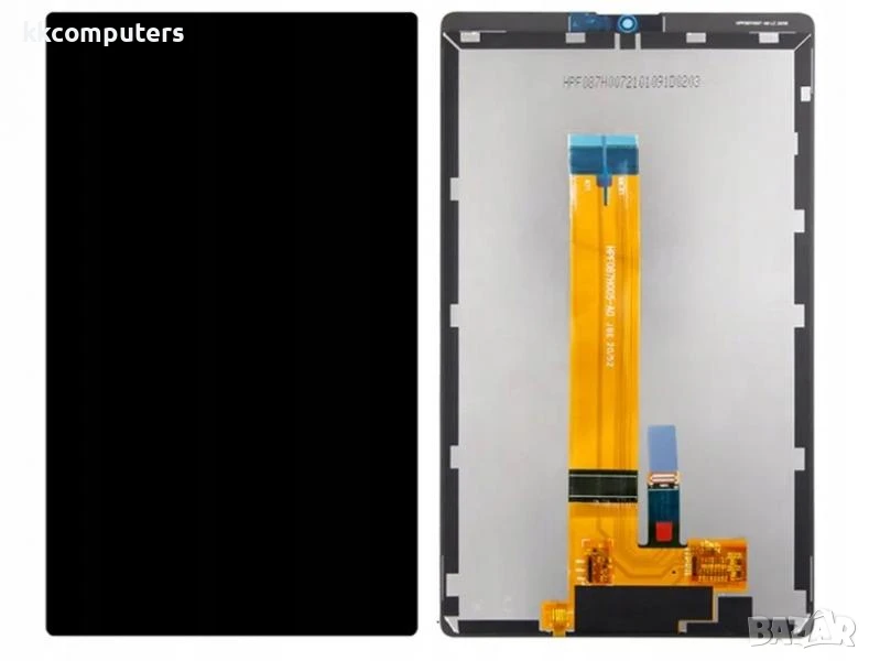 LCD Дисплей за Samsung SM-T220 (TAB A7 Lite WIFI 2021) Тъч скрийн (Без Рамка) Черен / Оригинал Servi, снимка 1