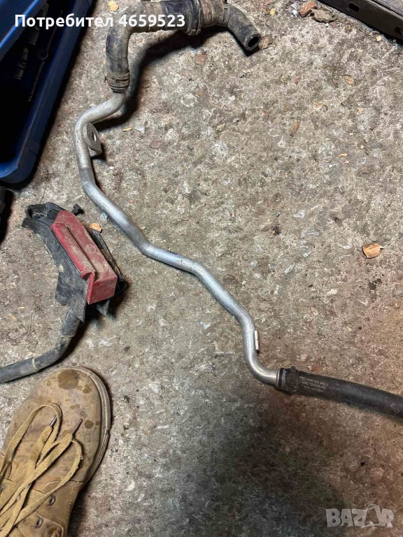 Алуминиево водно съединение Ауди Audi само за 60лв. 4H0121485AB, снимка 1