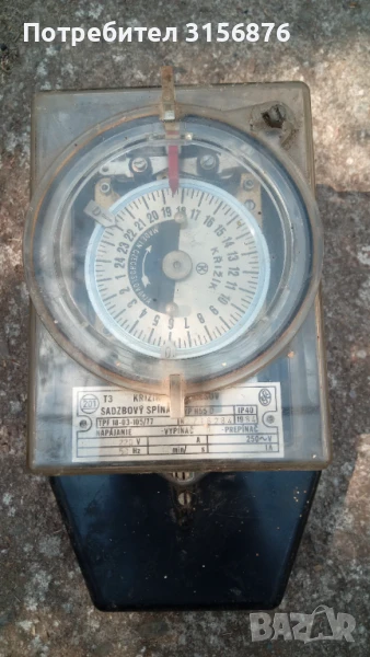 Часовник за електромер Krizik, снимка 1