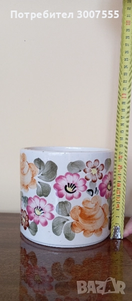 керамична саксия, снимка 1