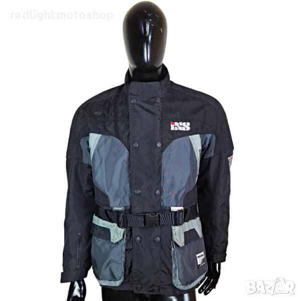 📌 5149 | IXS | Мъжко текстилно мото яке | КАТО НОВО | L | 100 лв, снимка 1