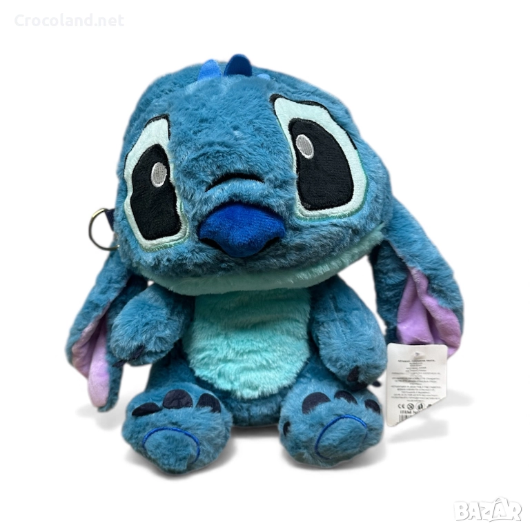 Плюшена играчка – раничка Stitch | Мека, удобна и очарователна, снимка 1