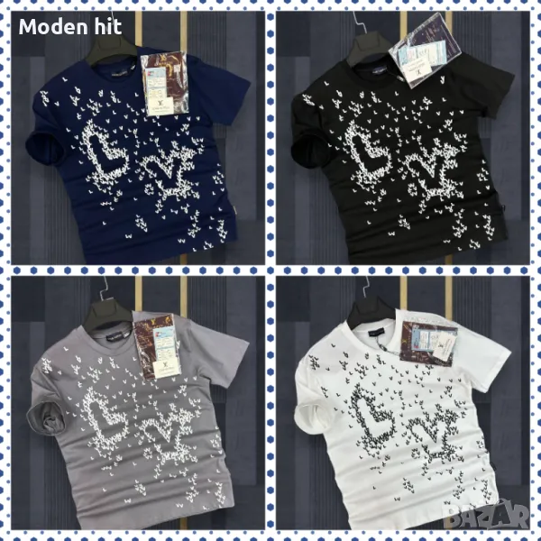 Louis Vuitton мъжки тениски висок клас реплика, снимка 1