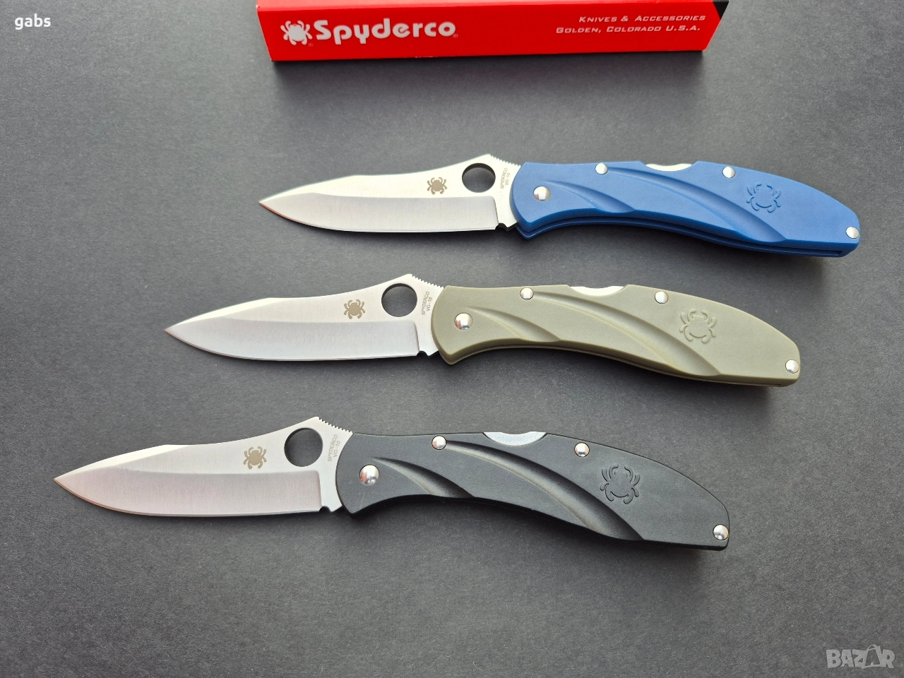 Сгъваем нож Spyderco Centofante С66,три цвята, снимка 1