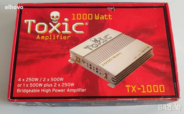 Aвто усилвател TOXIC TX-1000, снимка 1