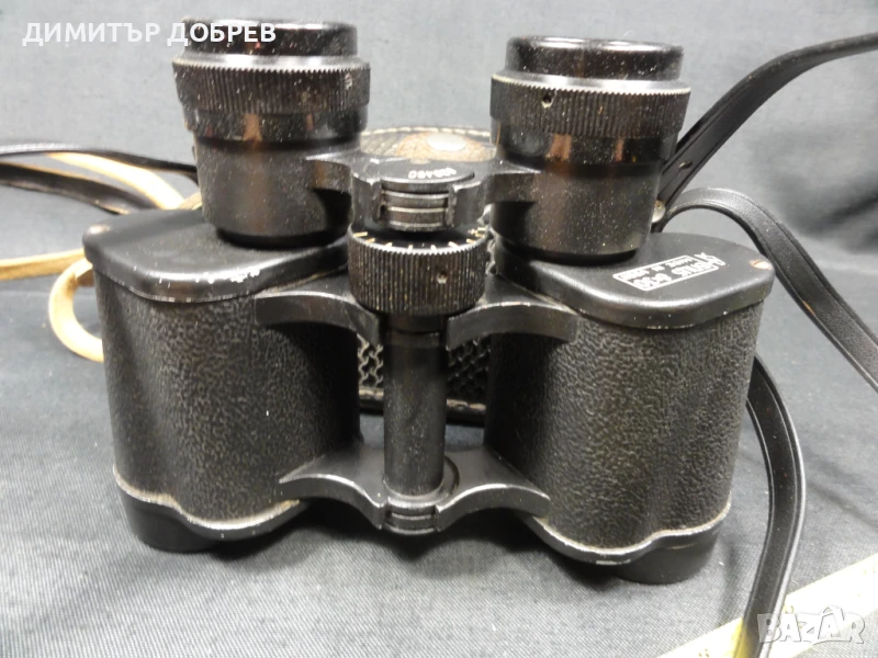 СТАР РУСКИ СССР БИНОКЪЛ БПЦ5 8Х30 С КОЖЕН КАЛЪФ, снимка 1