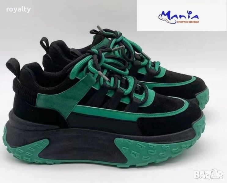 Дамски маратонки на платформа, снимка 1