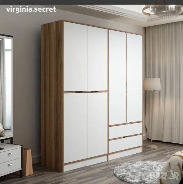 Гардвроби 4 врати, снимка 1
