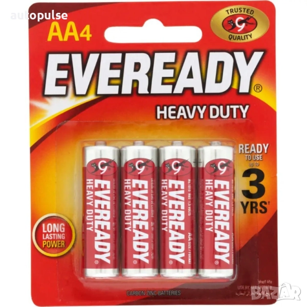 Батерии Eveready HD AA 4 бр., снимка 1
