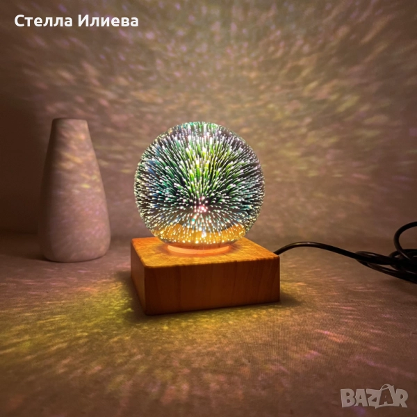 LED 3D нощна лампа , снимка 1