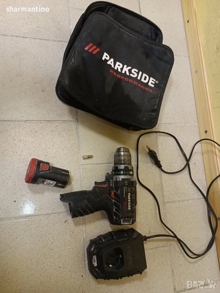 Винтоверт Parkside Black Series комплект - 89 лв, снимка 1