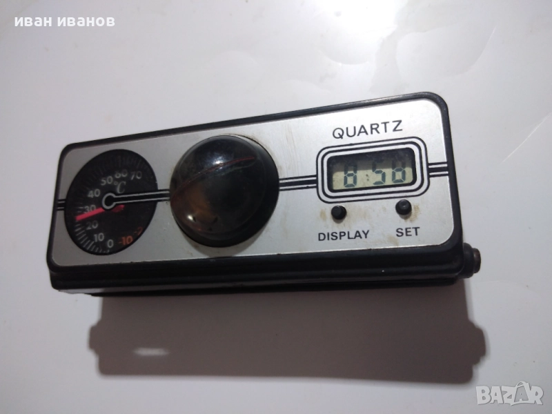 часовник с термометър , снимка 1