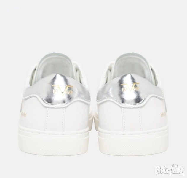 19V69 ITALIA бели ниски маратонки кожа 42 р-р, снимка 1