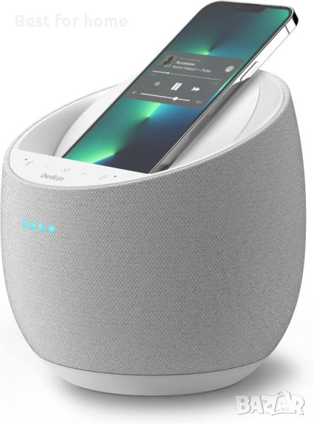 Belkin SOUNDFORM Elite Hi-Fi Smart Speaker + Безжично зарядно устройство с Alexa , снимка 1