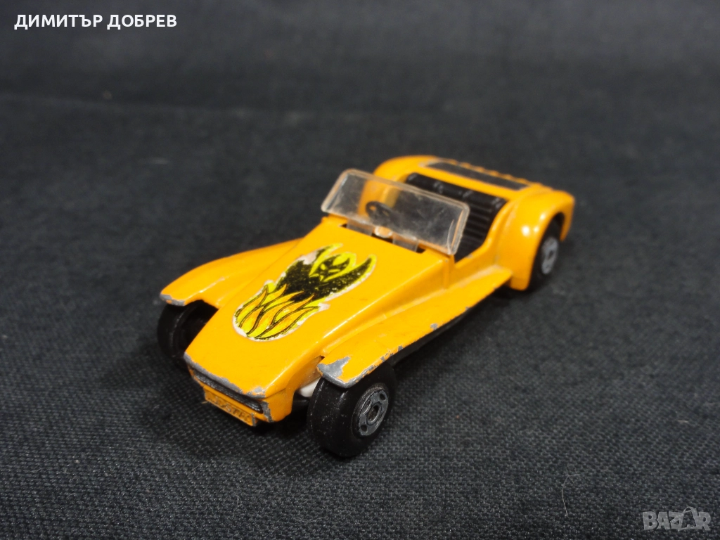 СТАРА РЕТРО МЕТАЛНА КОЛИЧКА MATCHBOX ENGLAND LOTUS SUPER SEVEN, снимка 1