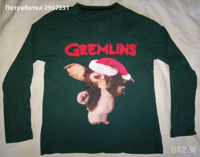 Тениска с дълъг рукав от култов филм Gremlins, снимка 1