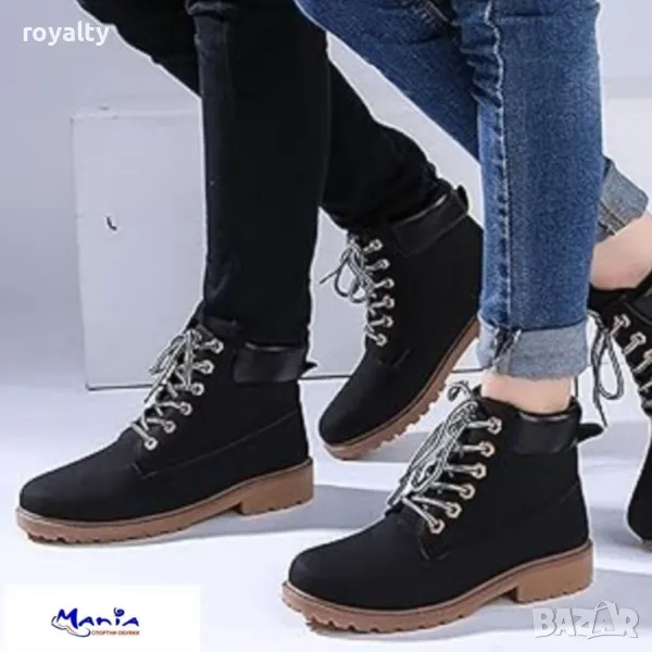 Мъжки боти в черно, снимка 1