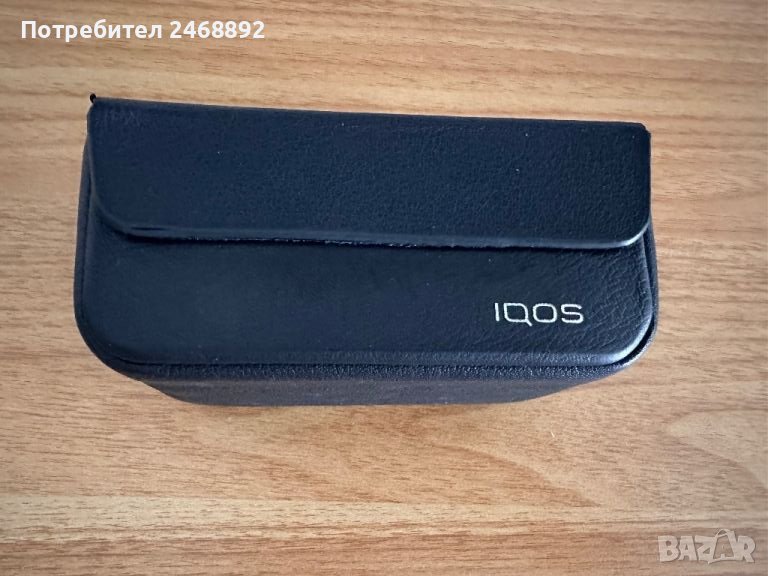 IQOS leather case dark blue , снимка 1
