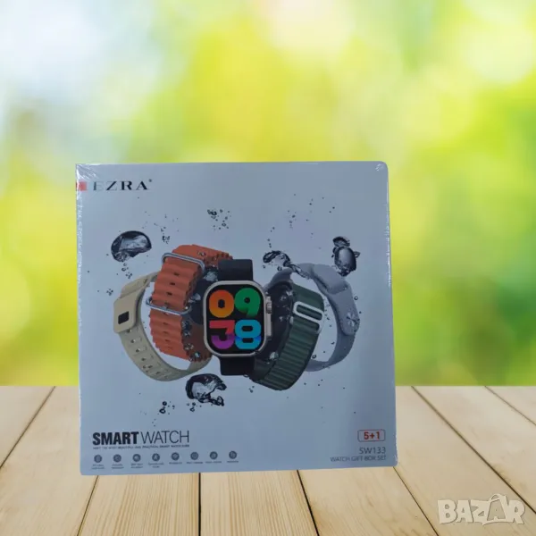 Стилен смарт часовник, Smart Watch Ezra, 5+1 SW133, снимка 1