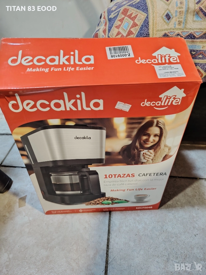 КАФЕМАШИНА DECAKILA 1.25Л.,750W , снимка 1