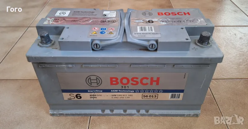 Продавам AGM акумулатор BOSCH, снимка 1