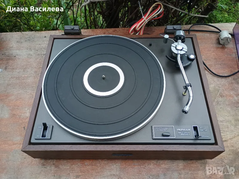 Pioneer PL12  full manual  turntable, снимка 1