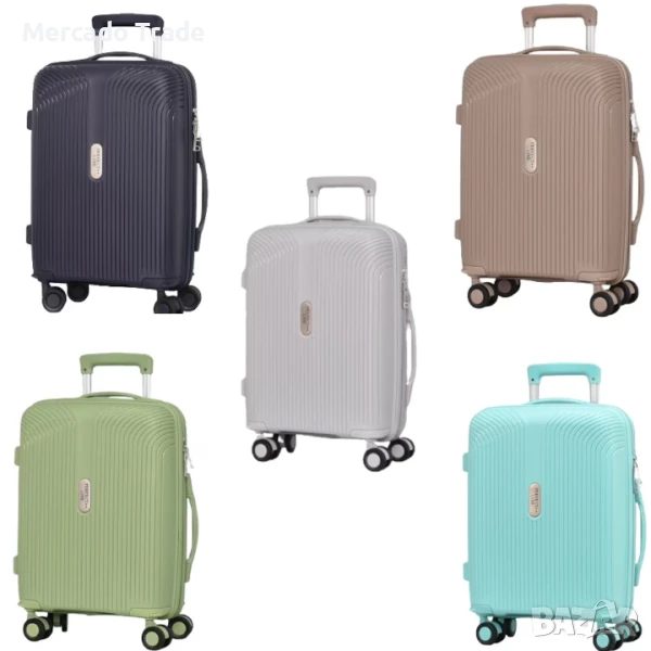 Куфар ръчен багаж Mercado Trade, 4001, Различни цветове, снимка 1