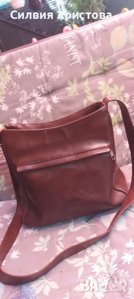 Продавам оригинална чанта от естествена кожа, снимка 1