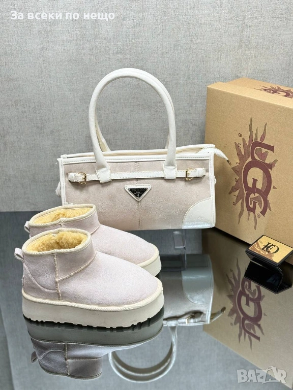 Prada🔝UGG Дамски Меки И Топли Боти🔝Меки И Топли Чехли🔝Дамска Чанта Код SK768, снимка 1