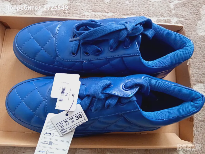 Нови сини сникърси N36, снимка 1