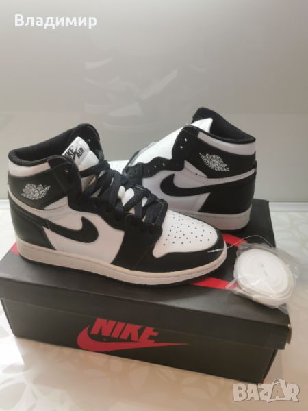 Jordan 1 Black/White Мъжки-Дамски Обувки 36 EUR+ Кутия., снимка 1