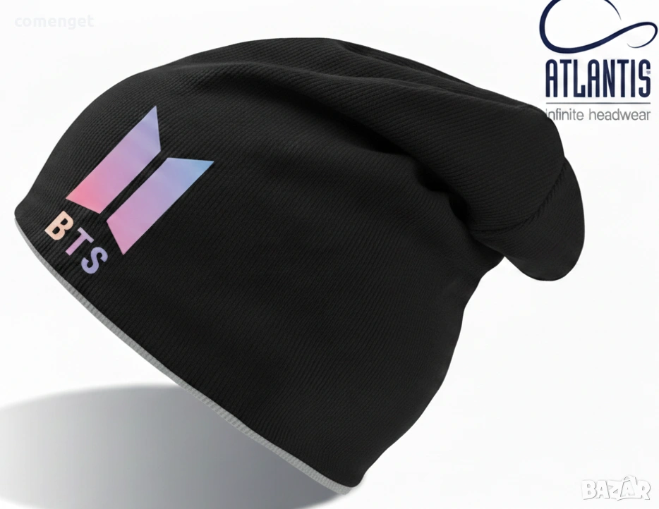 Шапки, тип beanie BTS / BLACK PINK K-POP - универсален размер. Четири цвята!, снимка 1