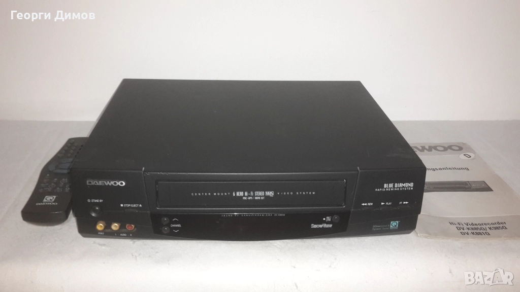 Видео VHS DAEWOO DV-K885o, снимка 1