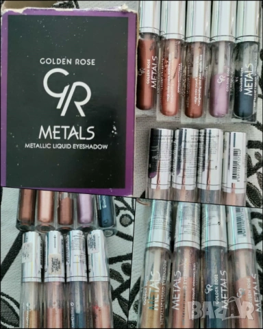 Сенки за очи с метален ефект Golden rose